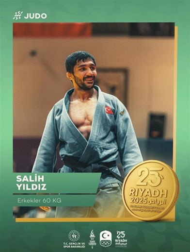  Iğdırlı Milli Judocumuz Salih YILDIZ, İslami Dayanışma Oyunları Şampiyonu